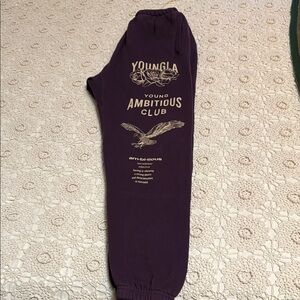 Purple YoungLA Sweatpants
